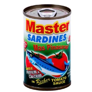 Master Sardines Green in Tomato Sauce (155g)