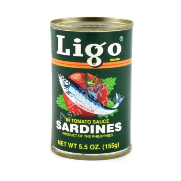 Ligo Green Sardines Tomato Sauce (155g)