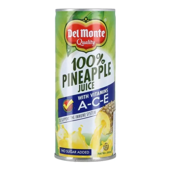 Del Monte 100% Pineapple Juice with Vitamins ACE