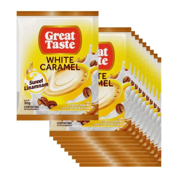 Great Taste White Caramel Instant Coffee 10x30G
