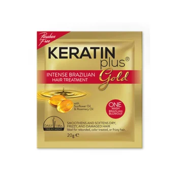 Keratin plus gold intense Brazilian treatment