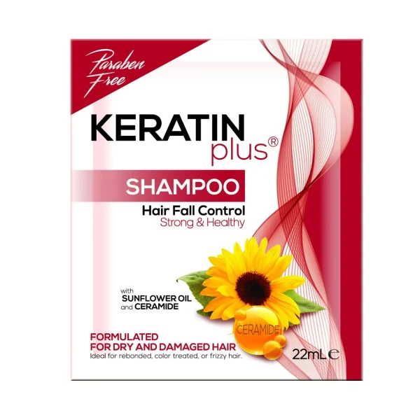 KERATIN Plus Shampoo Hair Fall Control Strong & Healthy