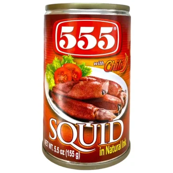 555 Squid regular ink spicy 155g