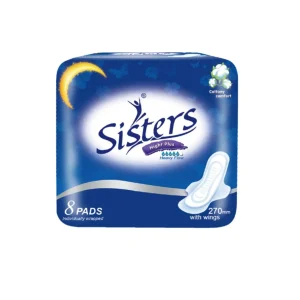 Sisters Napkin Silk Night with Wings Blue