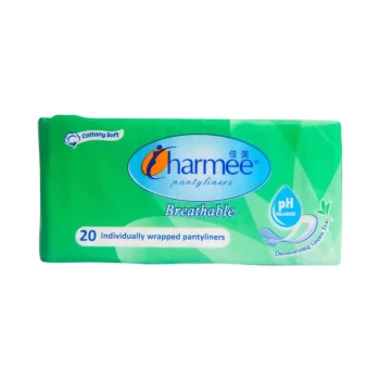 Charmee Breathable Pantyliners Breathable Green Tea 