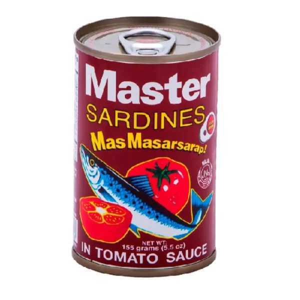 Master Sardines red in tomato sauce 155G