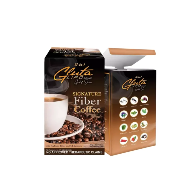 Glutalipo Gold Series Fiber Coffee
